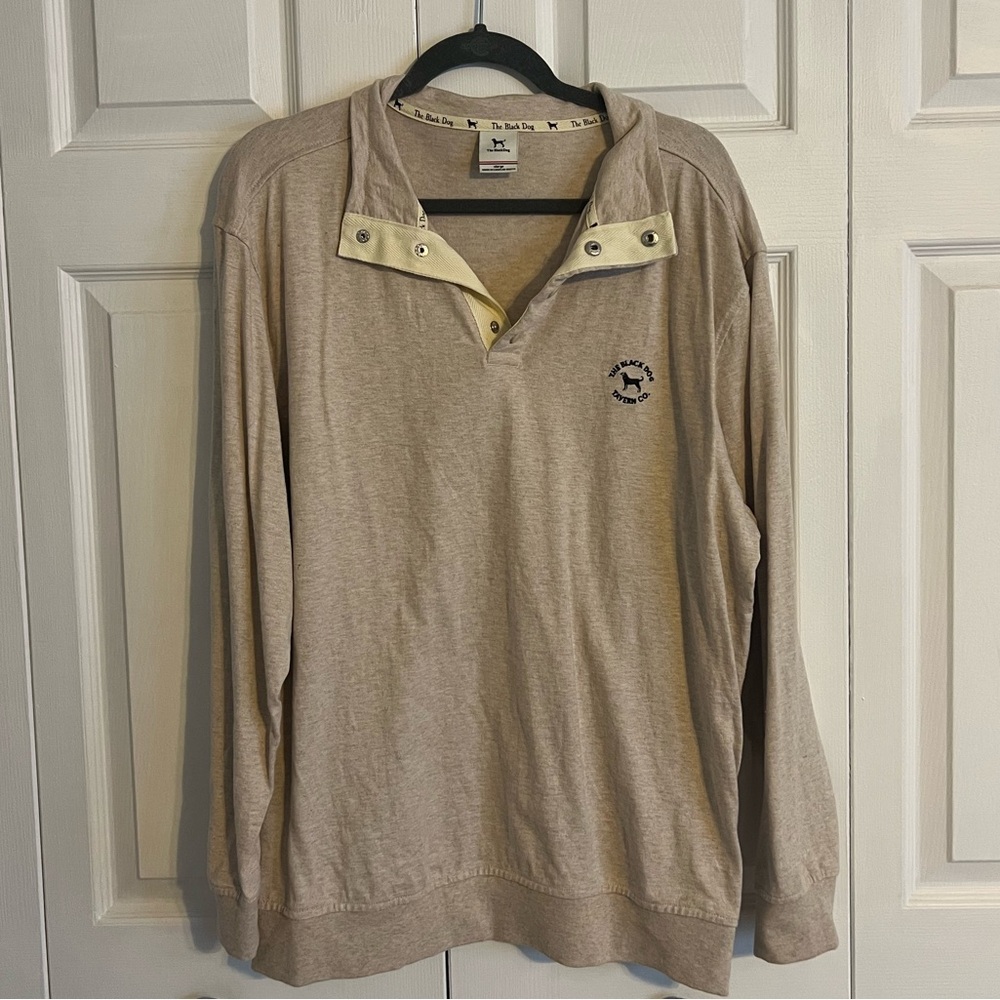 The Black Dog Men’s Snap 1/4 Top